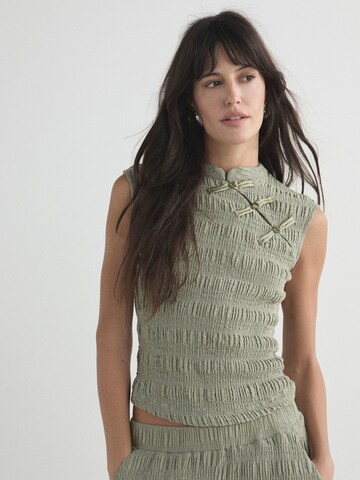 Next Bluse i grøn: forside