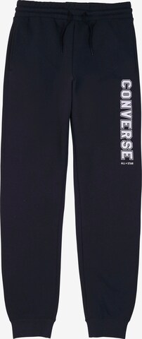 CONVERSE Tapered Pants in Black: front