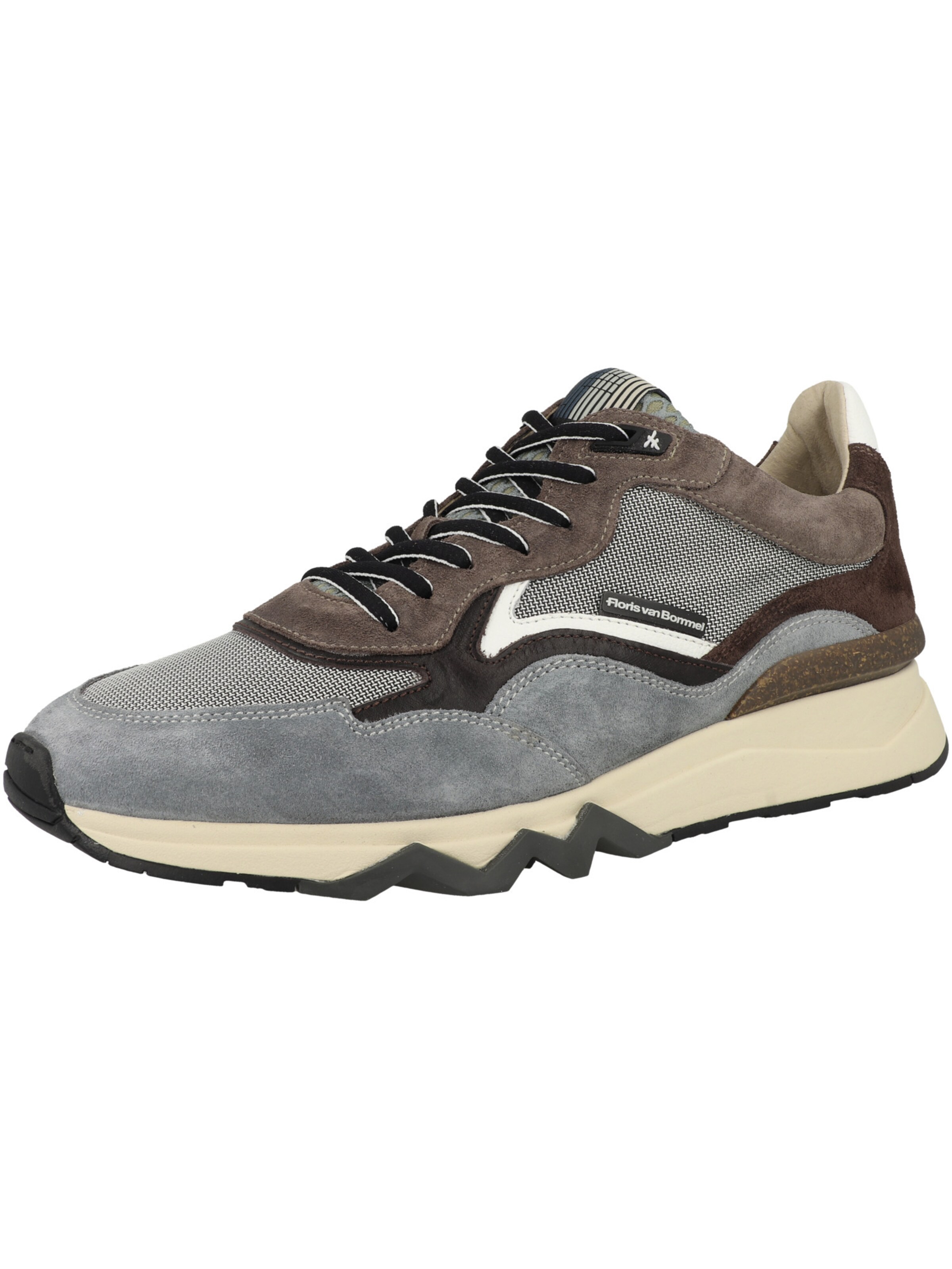 Baskets basses ' De Zager 05.10 ' Floris van Bommel en gris : devant