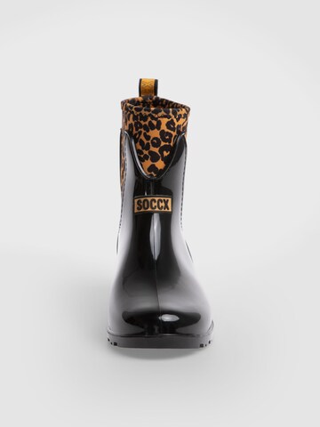 Soccx Rubber Boots in Black