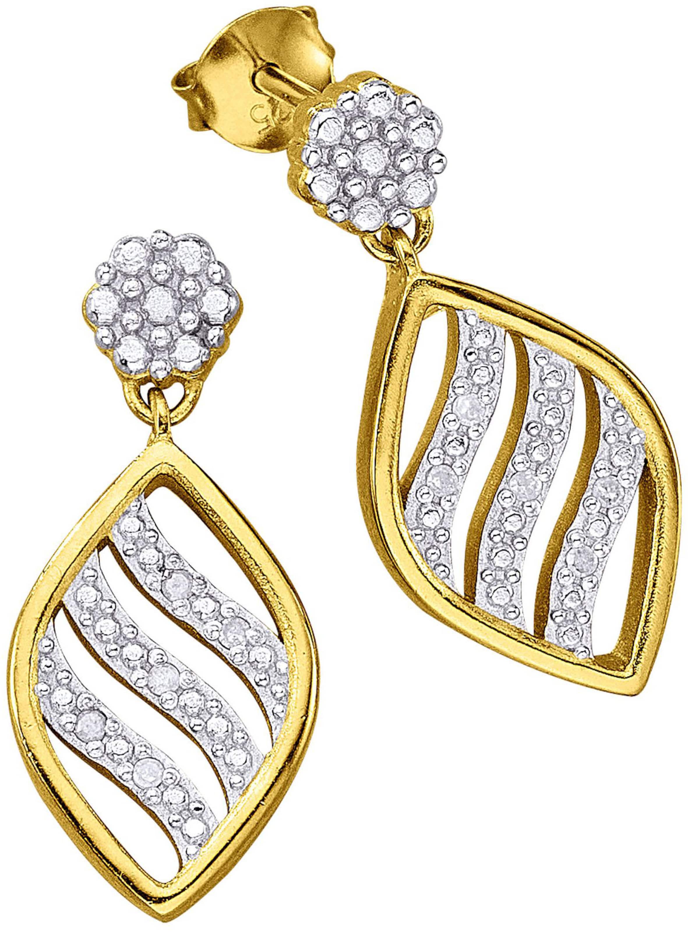 FIRETTI Ohrringe in Gold: Vorderseite