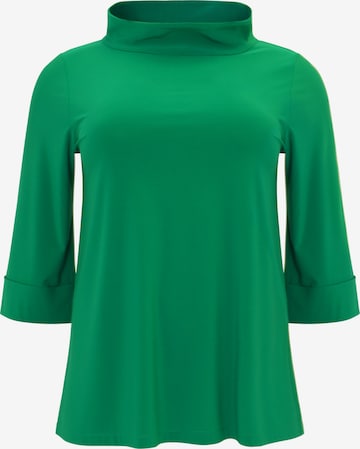 Yoek Shirt 'Dolce' in Green: front