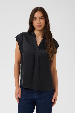 SAINT TROPEZ Blouse in Black: front