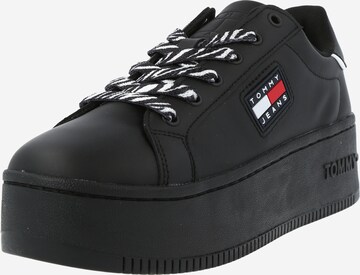 Tommy Jeans Sneakers laag 'New Roxy' in Zwart: voorkant