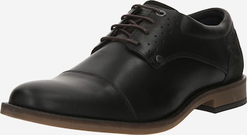 BULLBOXER Δετό παπούτσι σε μαύρο: μπροστά
