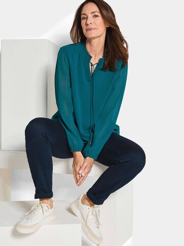Goldner Bluse in Grün