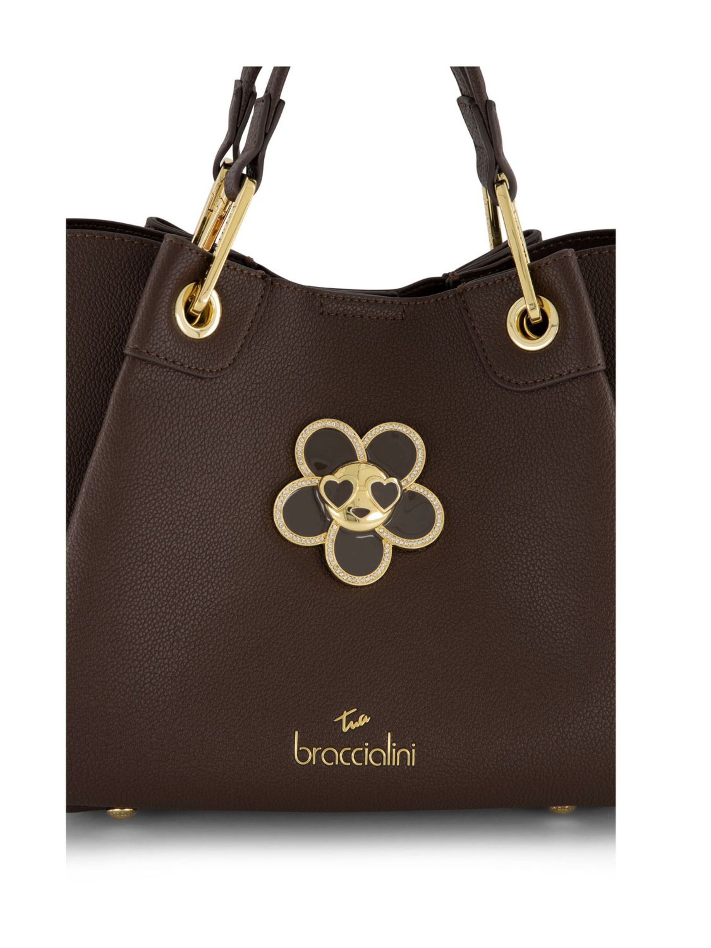 Borsa a mano 'Amy Bijoux' di Braccialini in marrone