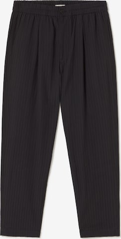 Thinking MU - Loosefit Calças ' LUC ' em preto: frente