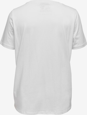 T-shirt 'Pink' ONLY Carmakoma en blanc