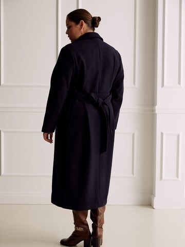 Guido Maria Kretschmer Curvy Between-seasons coat 'Mala' in Blue: back