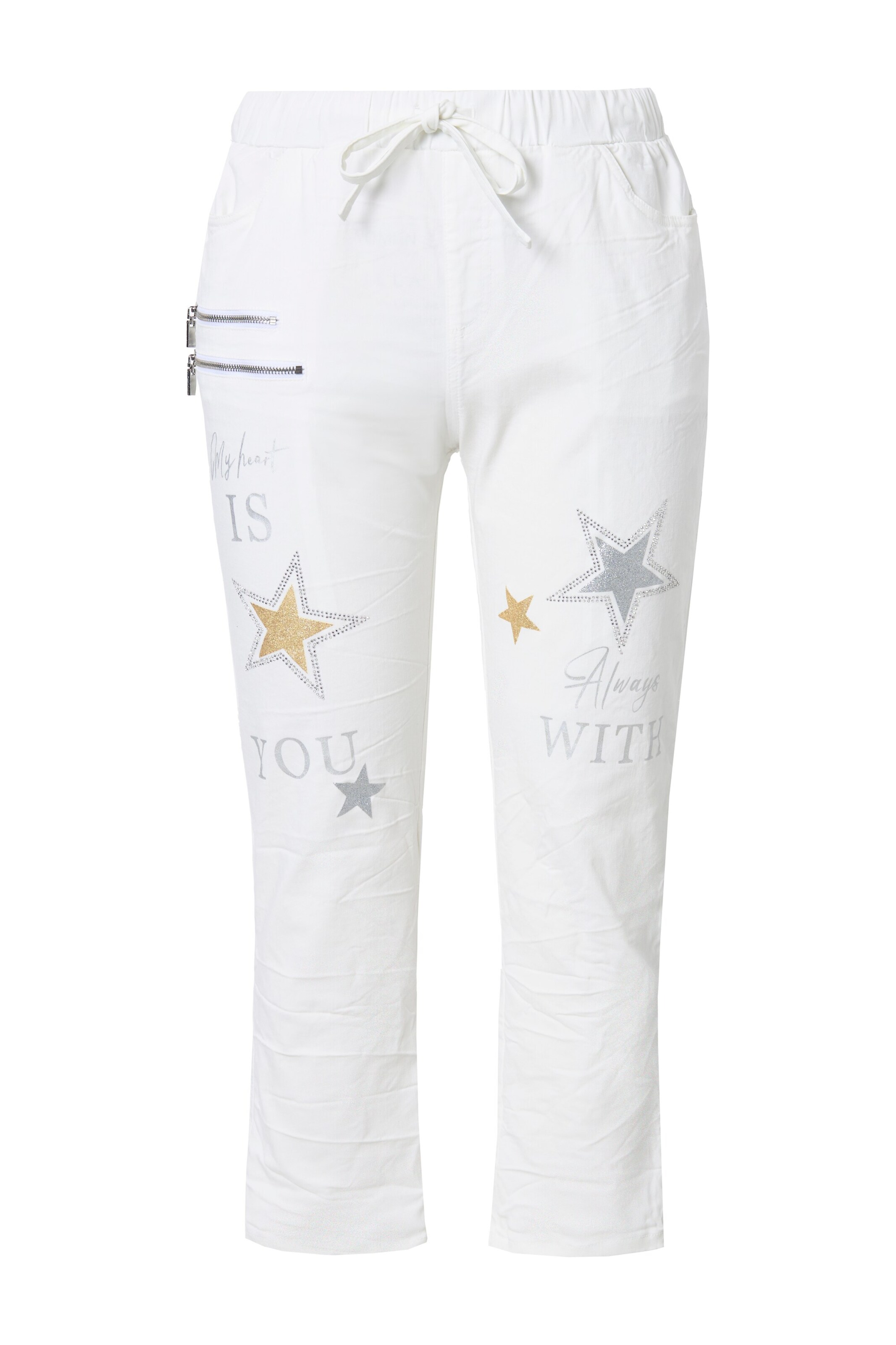 Angel of Style Regular Hose in Weiß: Vorderseite