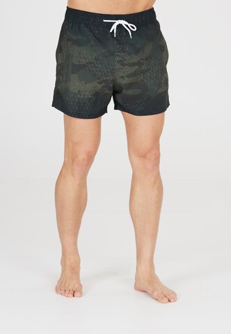 Cruz Swimming Trunks 'Quinland' in Green: front
