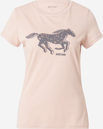 MUSTANG T-Shirt 'Alexia' in Pink: predná strana