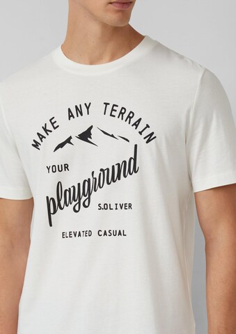 s.Oliver T-Shirt in Weiß