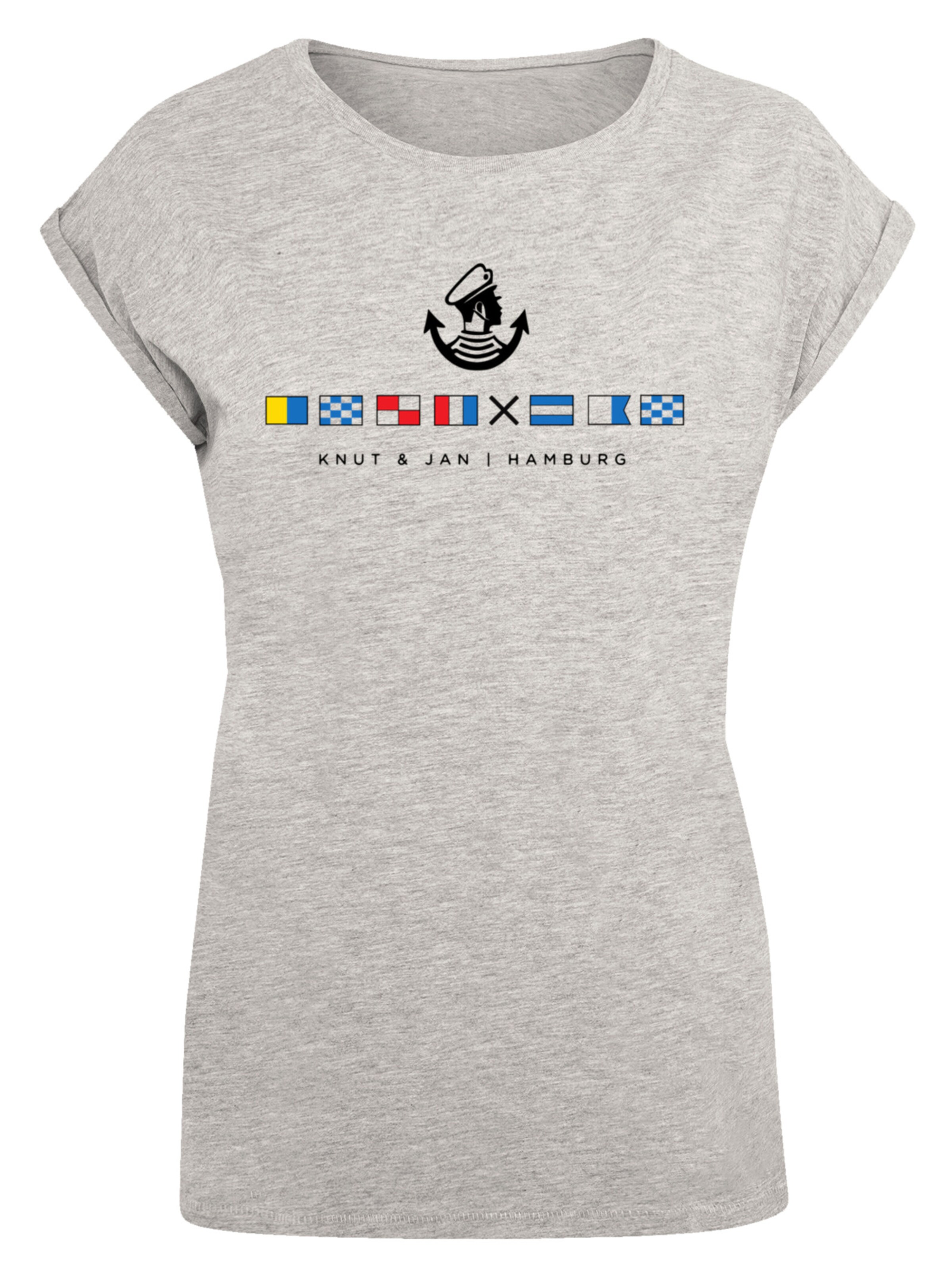 F4NT4STIC Shirt in Grau: Vorderseite