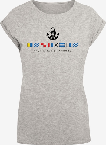 F4NT4STIC Shirt in Grau: Vorderseite