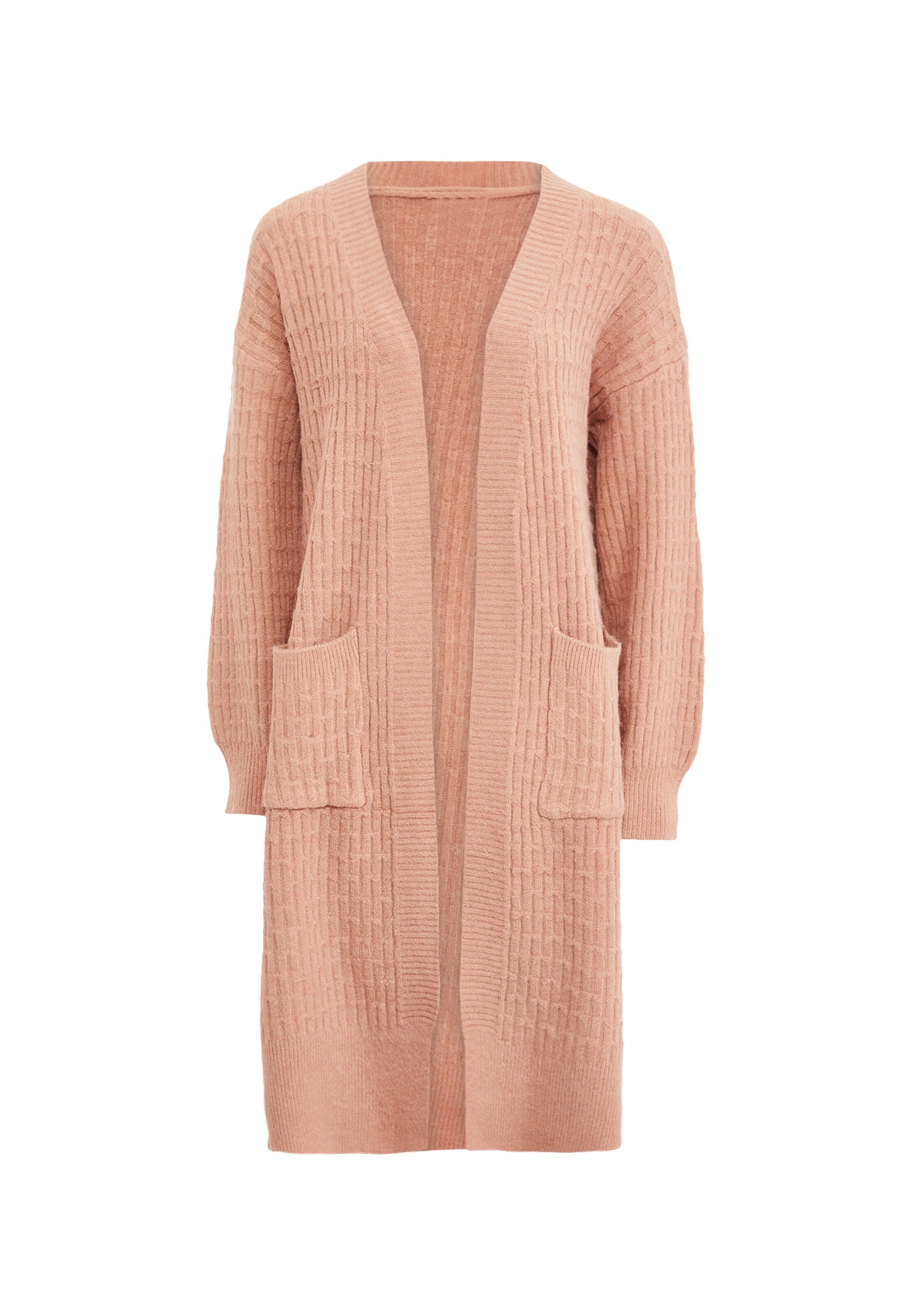 aleva Cardigan en rose, Vue avec produit