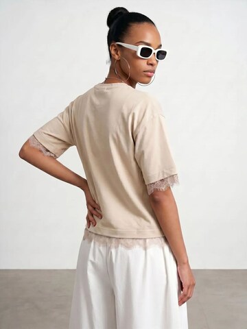 Dilvin Shirt in Beige