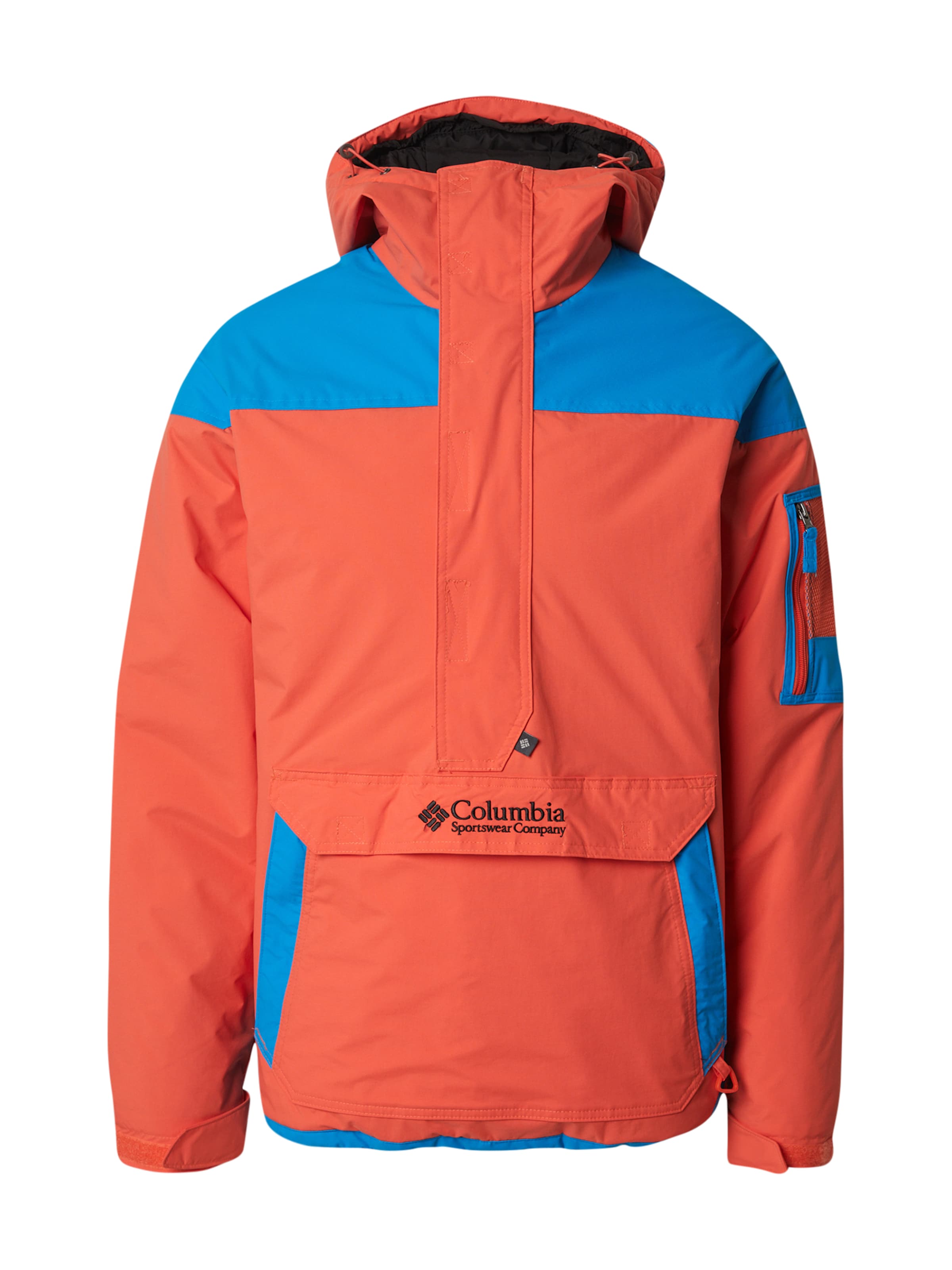 COLUMBIA - Casaco outdoor 'Challenger II' em laranja: frente