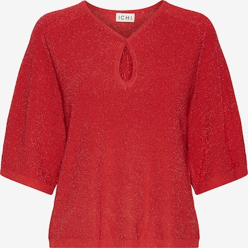 Pull-over 'ICHCody' ICHI en rouge : devant