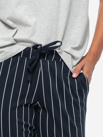 SCHIESSER Pyjama 'Organic Cotton' in Grijs