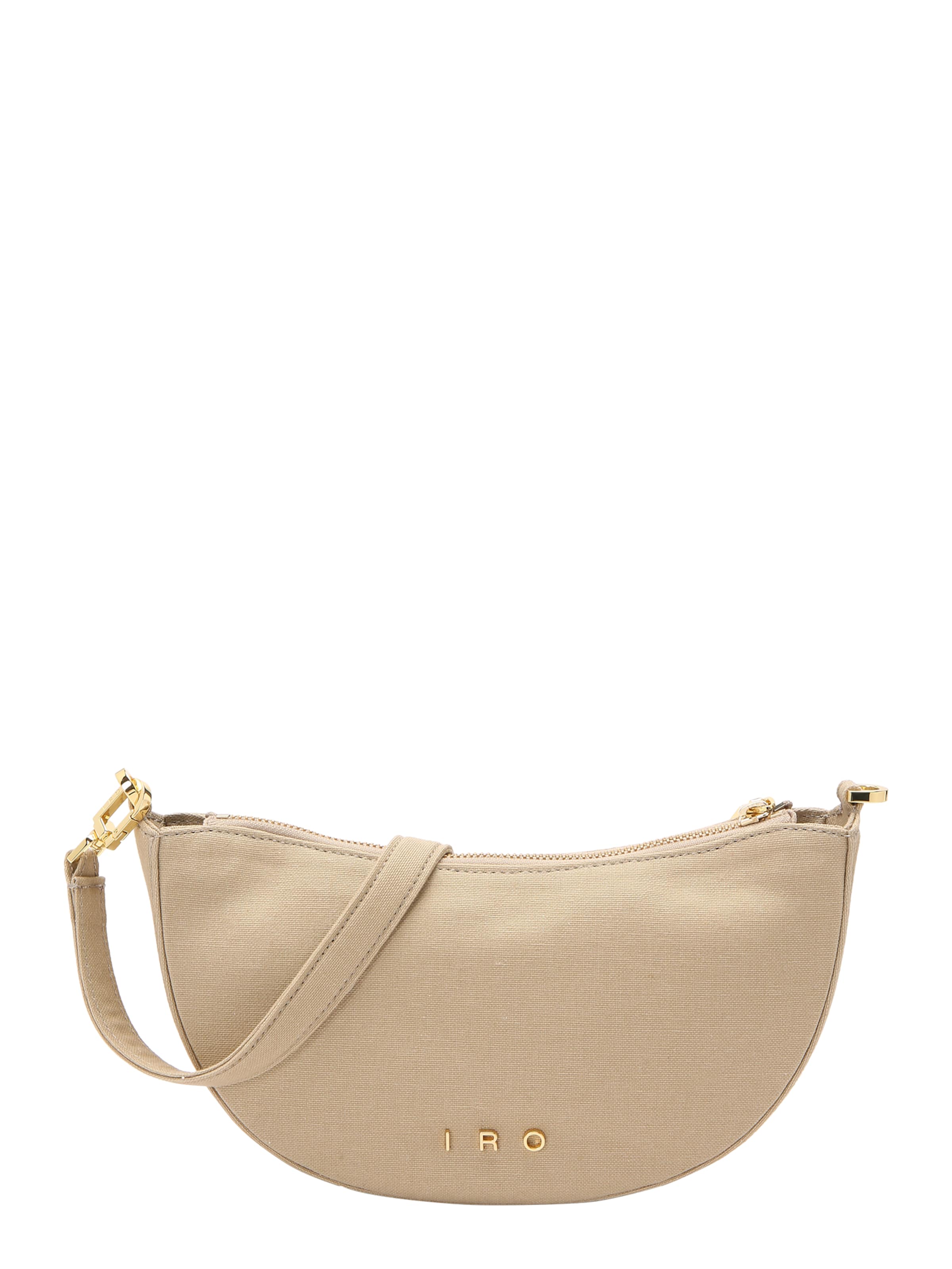 IRO Schoudertas in Beige: voorkant