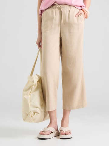 ONLY Bő szár Nadrág 'ONLGOA' - bézs: elől