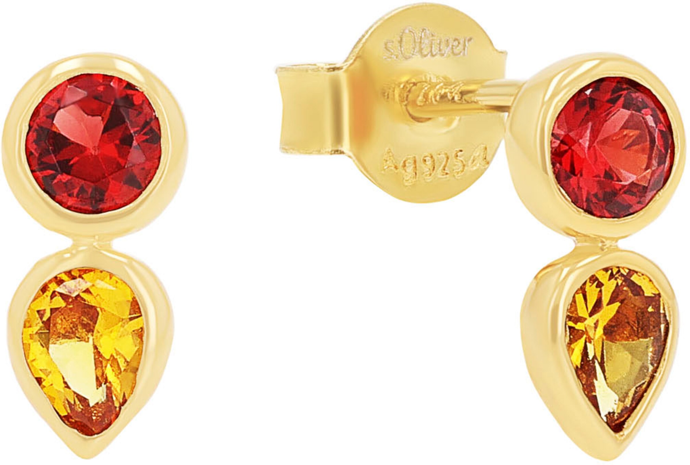 s.Oliver Earrings in Gold