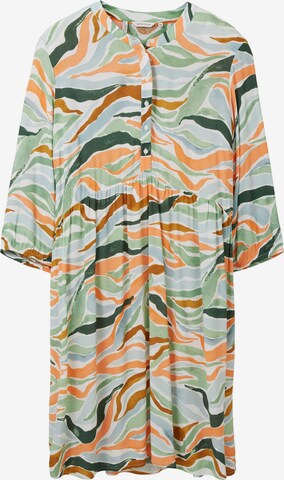 Tom Tailor Women + Shirt dress in Green: front