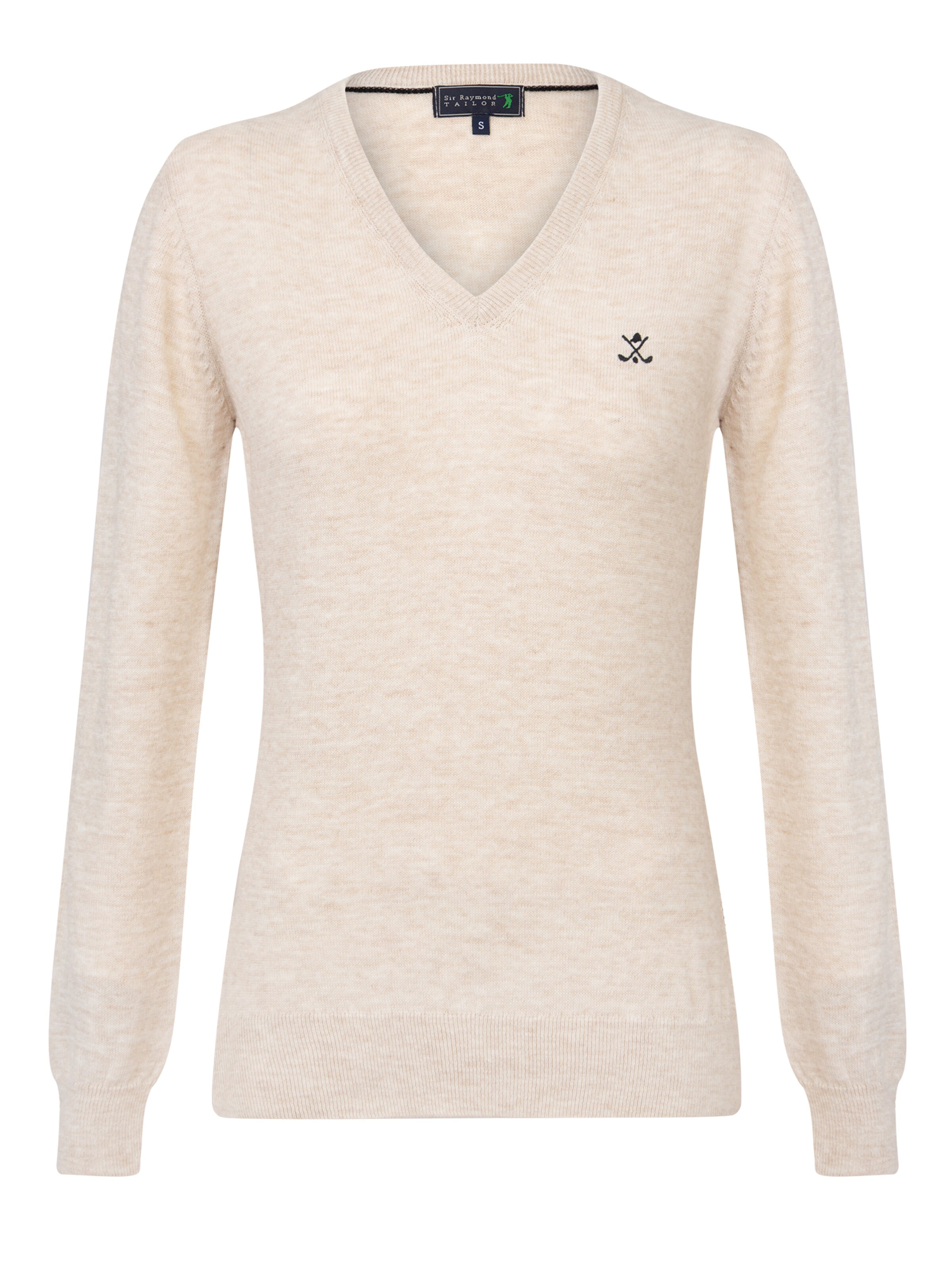 Sir Raymond Tailor Sweater 'Verty' in Beige: front