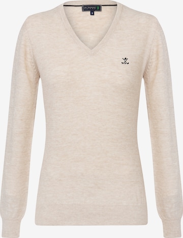 Pullover 'Verty' di Sir Raymond Tailor in beige: frontale