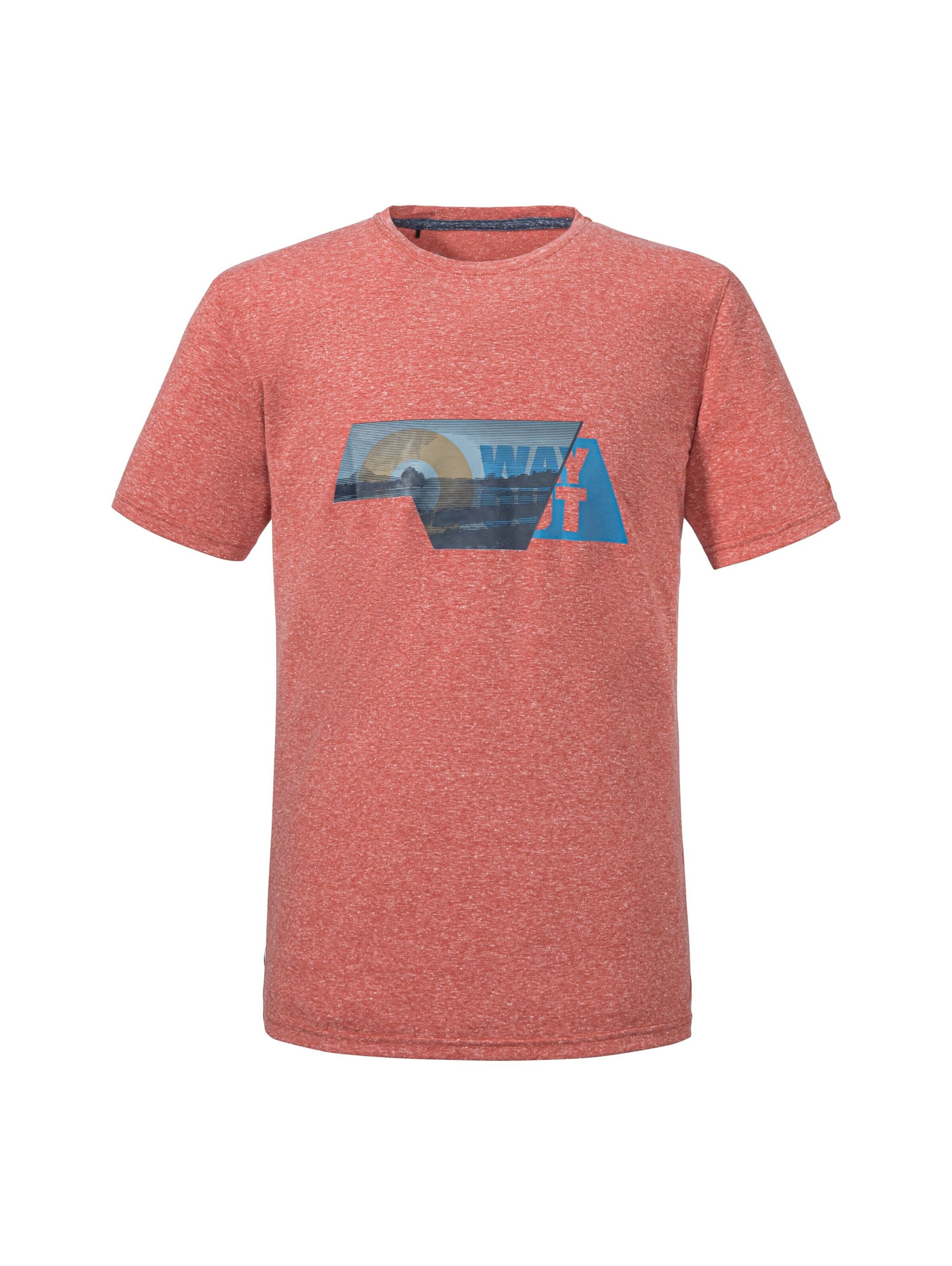 Schöffel T-Shirt 'Zadar' in blau / marine / hellblau / rotmeliert, Produktansicht