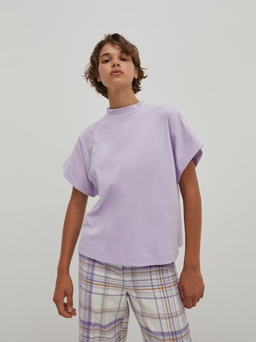T-shirt 'Valentina' EDITED en violet : devant