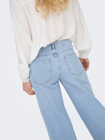 ONLY Široký strih Džínsy 'ONLBRENDA' - Modrá