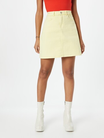 ICHI Skirt 'Cenny' in Yellow: front