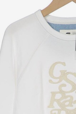 G-Star RAW Sweatshirt & Zip-Up Hoodie in S in White