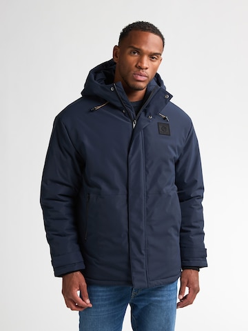 Petrol Industries Parka in Blau: Vorderseite