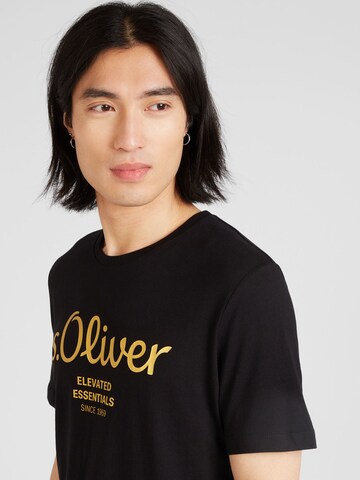 T-Shirt s.Oliver en noir