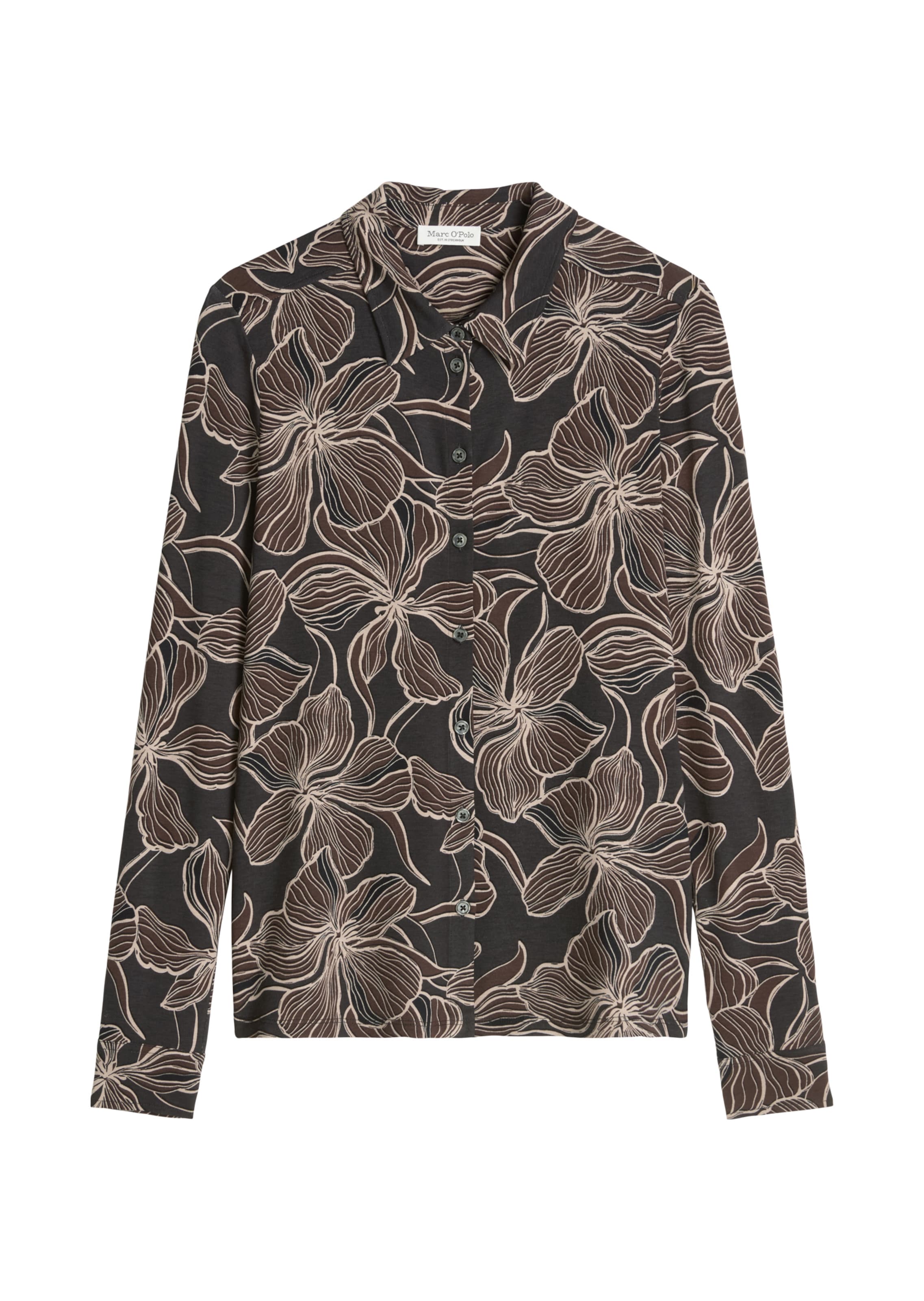 Marc O'Polo Bluse in Grau: Vorderseite