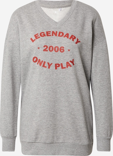 ONLY PLAY Camiseta deportiva 'Jara' en gris moteado / rojizo, Vista del producto