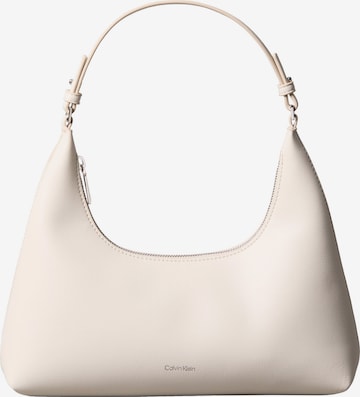 Calvin Klein Чанта за през рамо в бяло: отпред