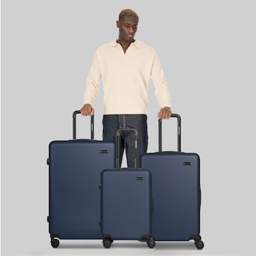 Ensemble de bagages Smartbox en bleu : devant