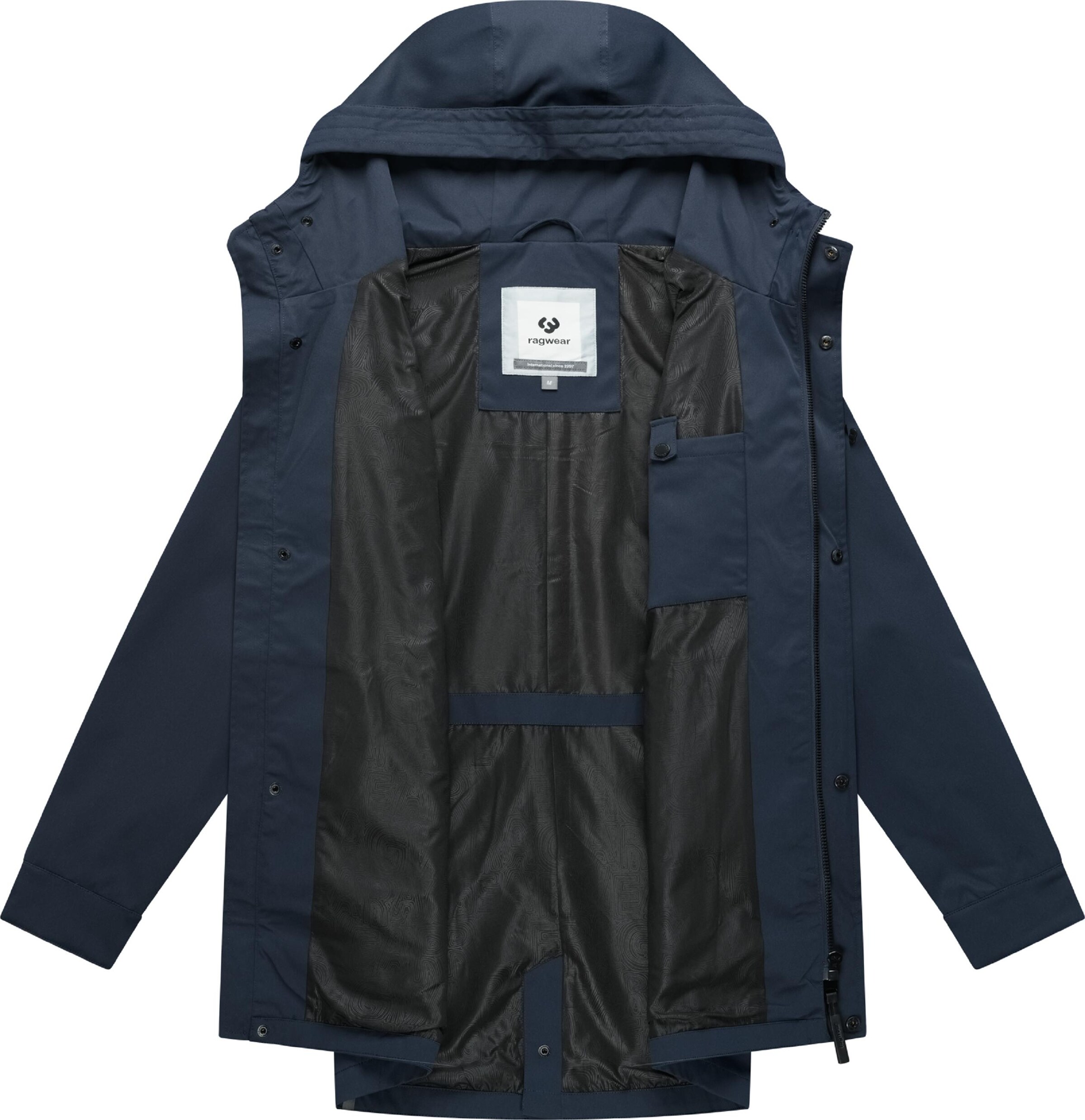 Ragwear Between-seasons coat 'Mr Smithem Twill Youmodo' in Blue