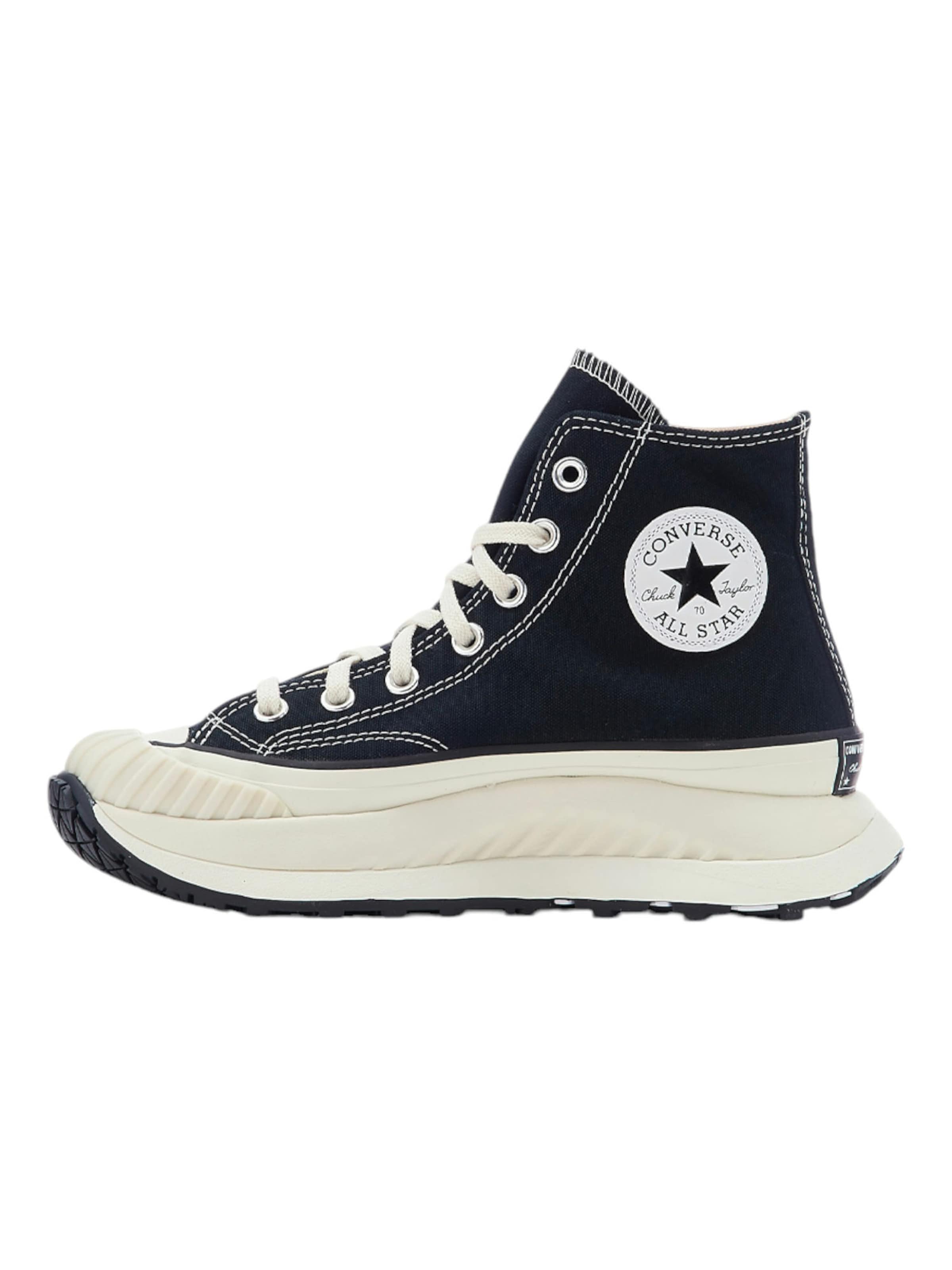 Baskets hautes 'Chuck 70' CONVERSE en noir : devant