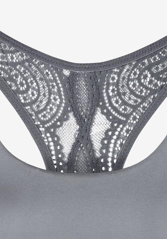 Bustier Soutien-gorge LASCANA en gris