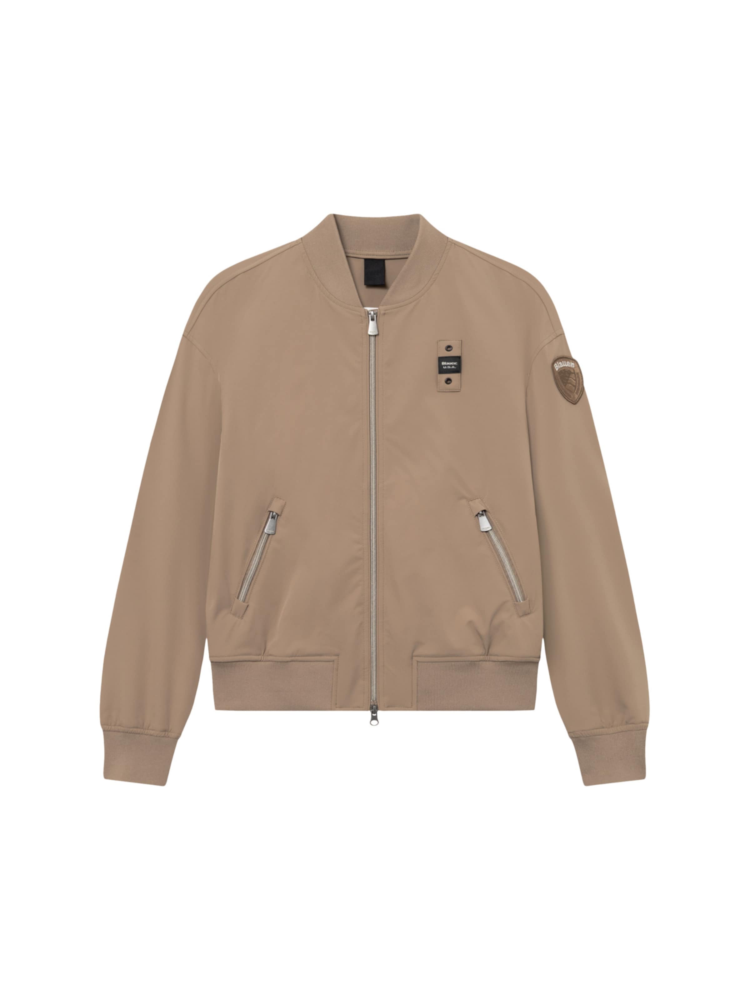 Blauer Tussenjas ' Devine ' in Beige: voorkant