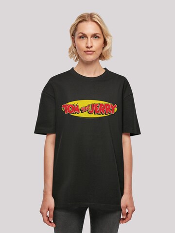 T-shirt 'Tom und Jerry' F4NT4STIC en noir : devant