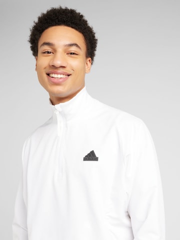 ADIDAS SPORTSWEAR Αθλητική μπλούζα φούτερ 'Z.N.E.' σε λευκό