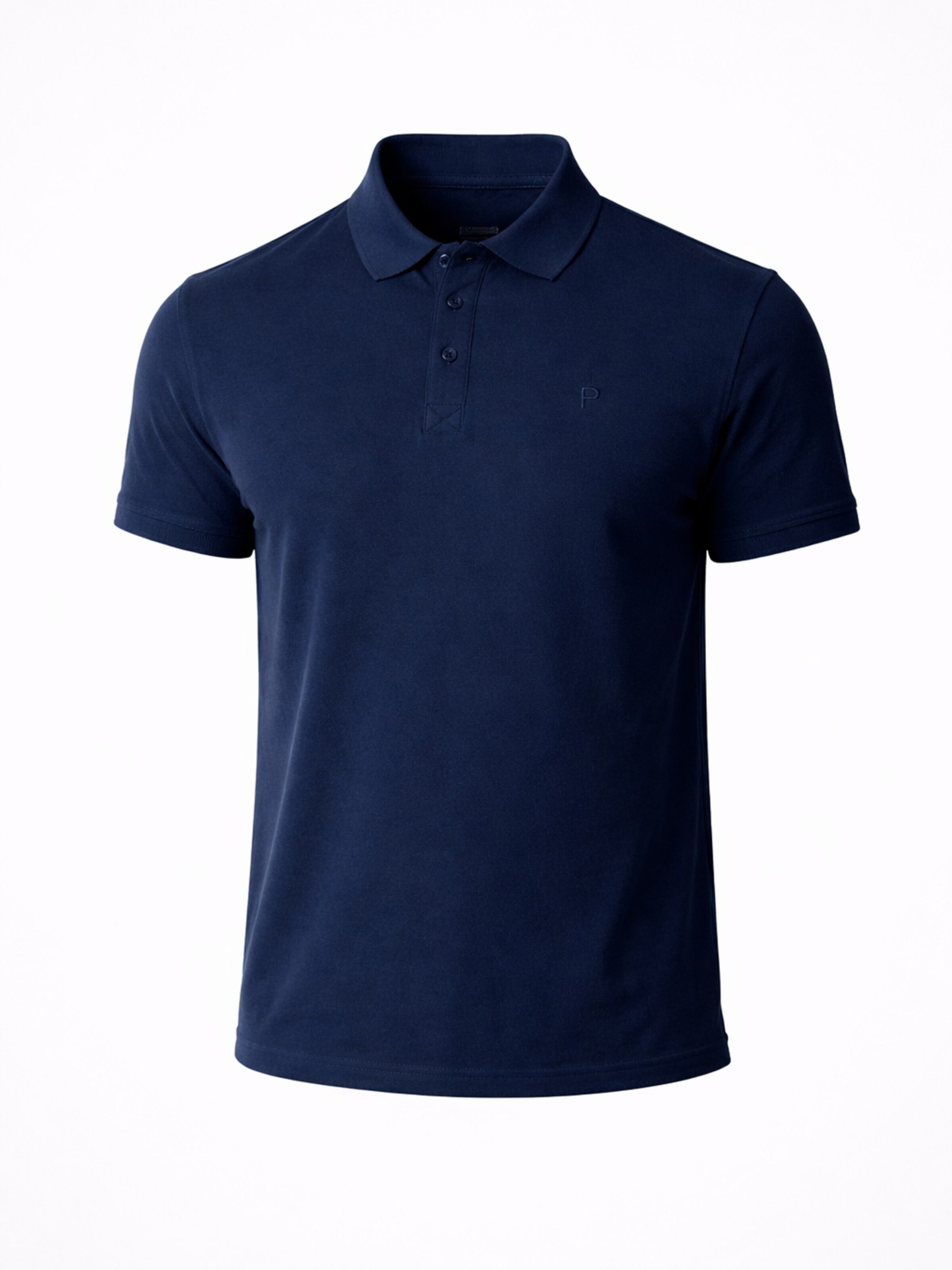 PANTONECLO Shirt 'Pantoneclo Men’s Polo Shirt' in Blue: front