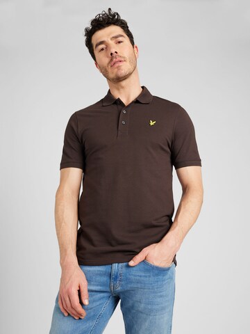 Lyle & Scott Shirt in Bruin: voorkant